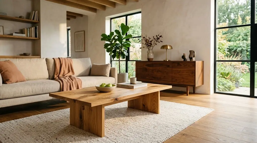 Descubre las razones del regreso de la madera maciza en muebles para el hogar.